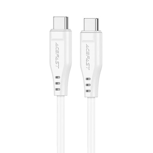 Cablu Date si Incarcare USB-C - USB-C Acefast C3-03, 60W, 1.2m, Alb