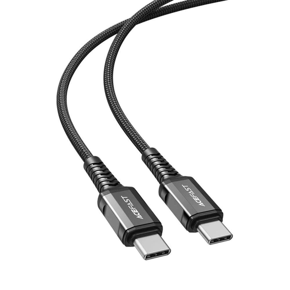 Cablu Date si Incarcare USB-C - USB-C Acefast C1-03, 60W, 1.2m, Negru