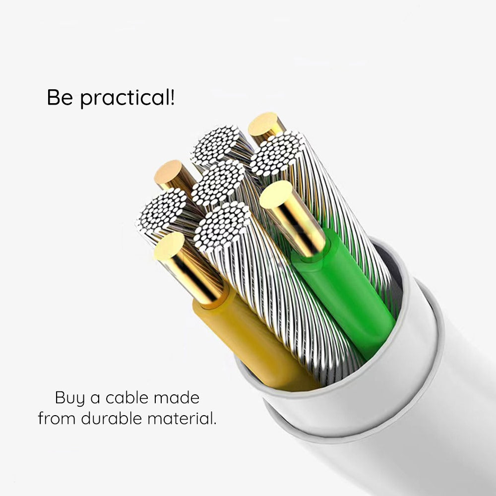Cablu Date si Incarcare USB-C - USB-C Borofone BX110 Beneficio, 60W, 1m, Alb
