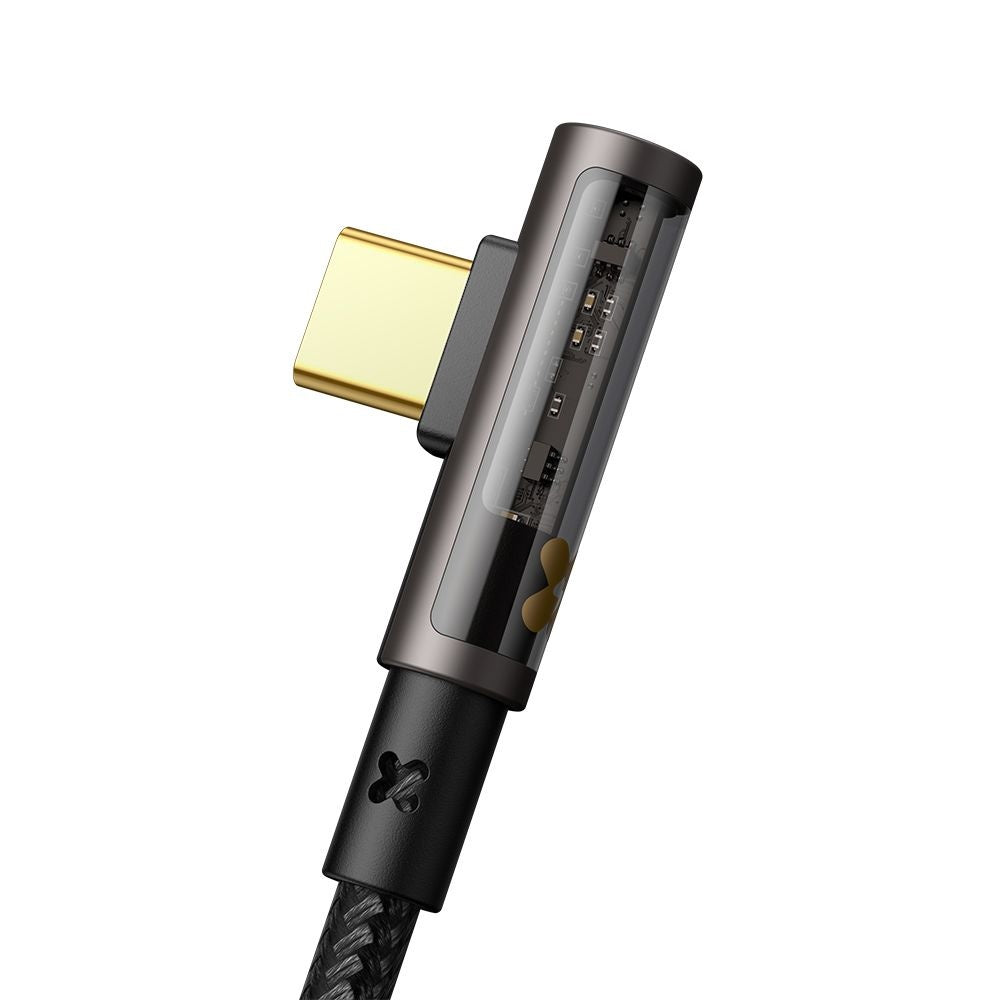 Cablu Date si Incarcare USB-C - USB-C McDodo CA-3400 Angled, 100W, 1.2m, Negru