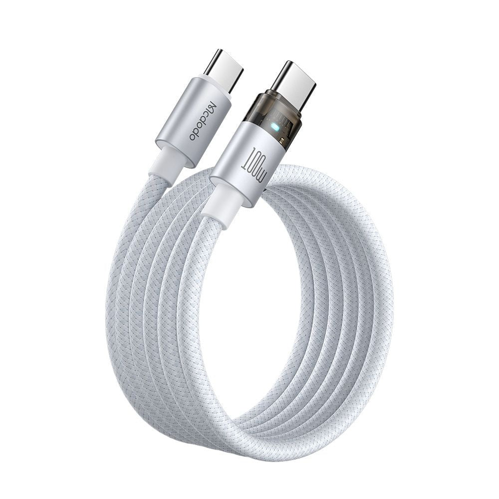 Cablu Date si Incarcare USB-C - USB-C McDodo CA-5582, 100W, 1.2m, Alb