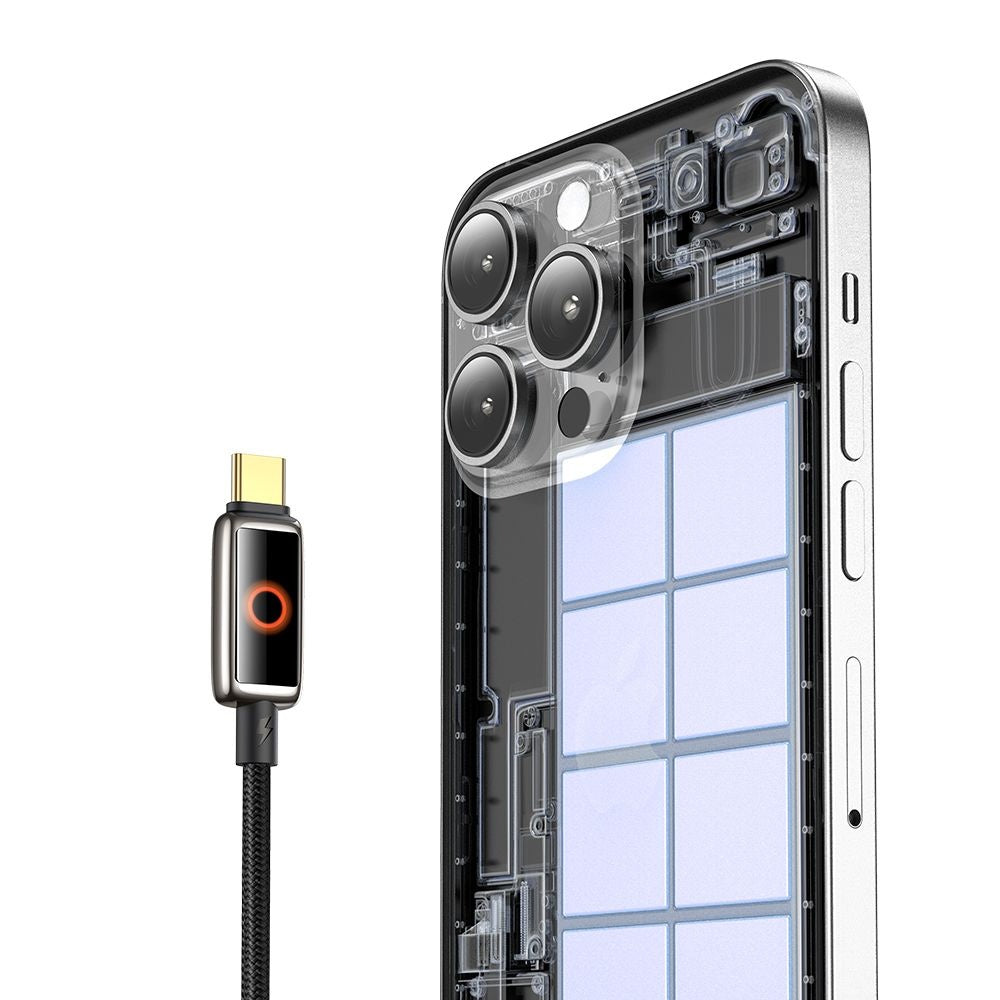 Cablu Date si Incarcare USB-C - USB-C McDodo CA-6680 Auto Power Off, 100W, 1.2m, Negru