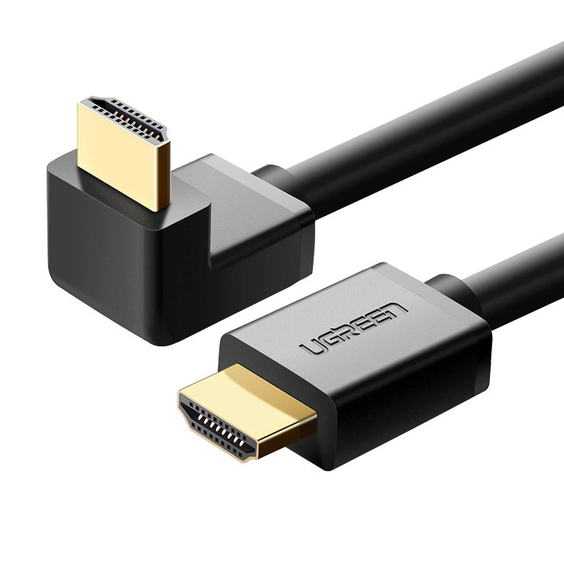 Cablu Video UGREEN Angled, HDMI - HDMI, 4K, 2m, Negru
