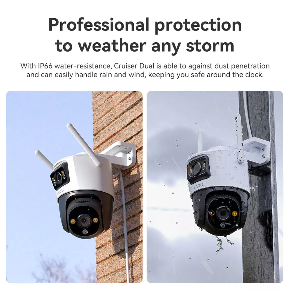 Camera de Supraveghere Imou Cruiser Dual, Wi-Fi, 2.8K + 2.8K, IP66, Exterior IPC-S7XP-10M0WED-0360B