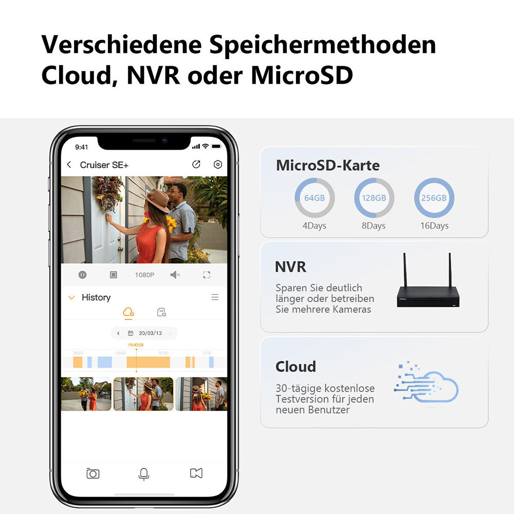 Camera de Supraveghere Imou Cruiser SE+, Wi-Fi, 3K, IP66, Exterior, Alba IPC-K7CP-5H1WE