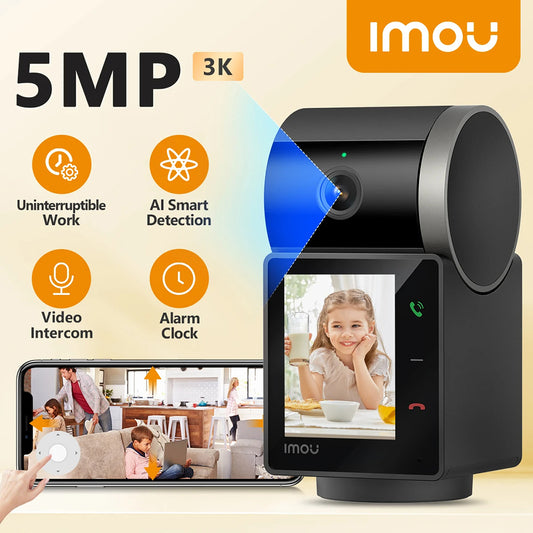 Camera de Supraveghere Imou Rex VT Pro, Wi-Fi, 3K, Interior IPC-S2VBP-5M0WR