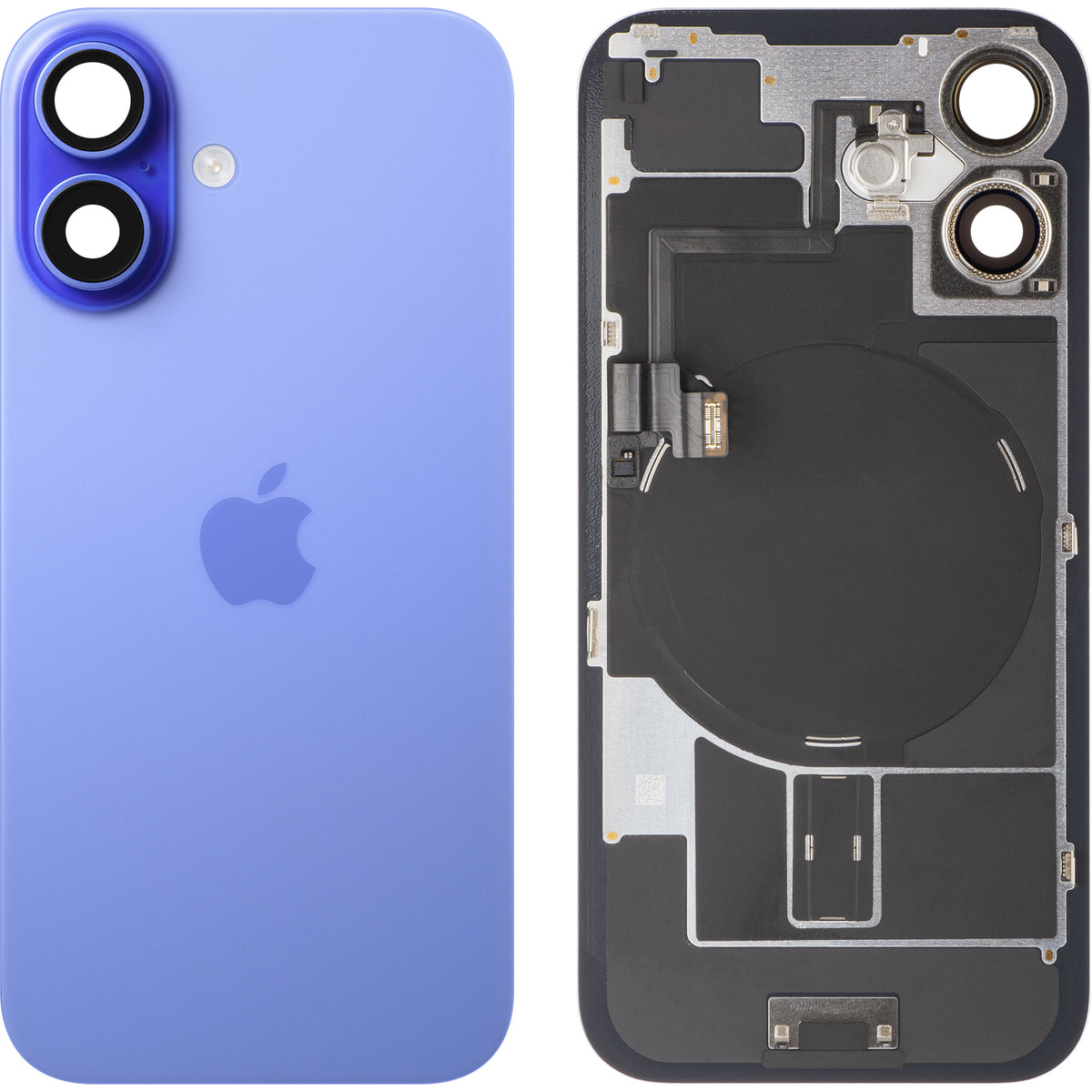 Capac Baterie Apple iPhone 16, Albastru (Ultramarine), Swap Premium