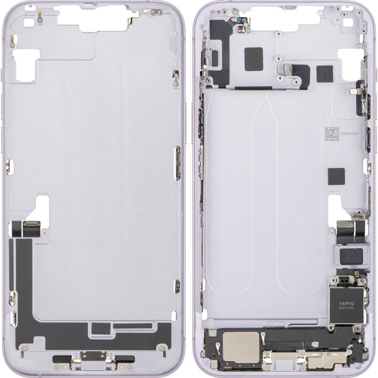 Capac Baterie Apple iPhone 14 Plus, Cu Carcasa Mijloc, Full Parts, Mov, Swap
