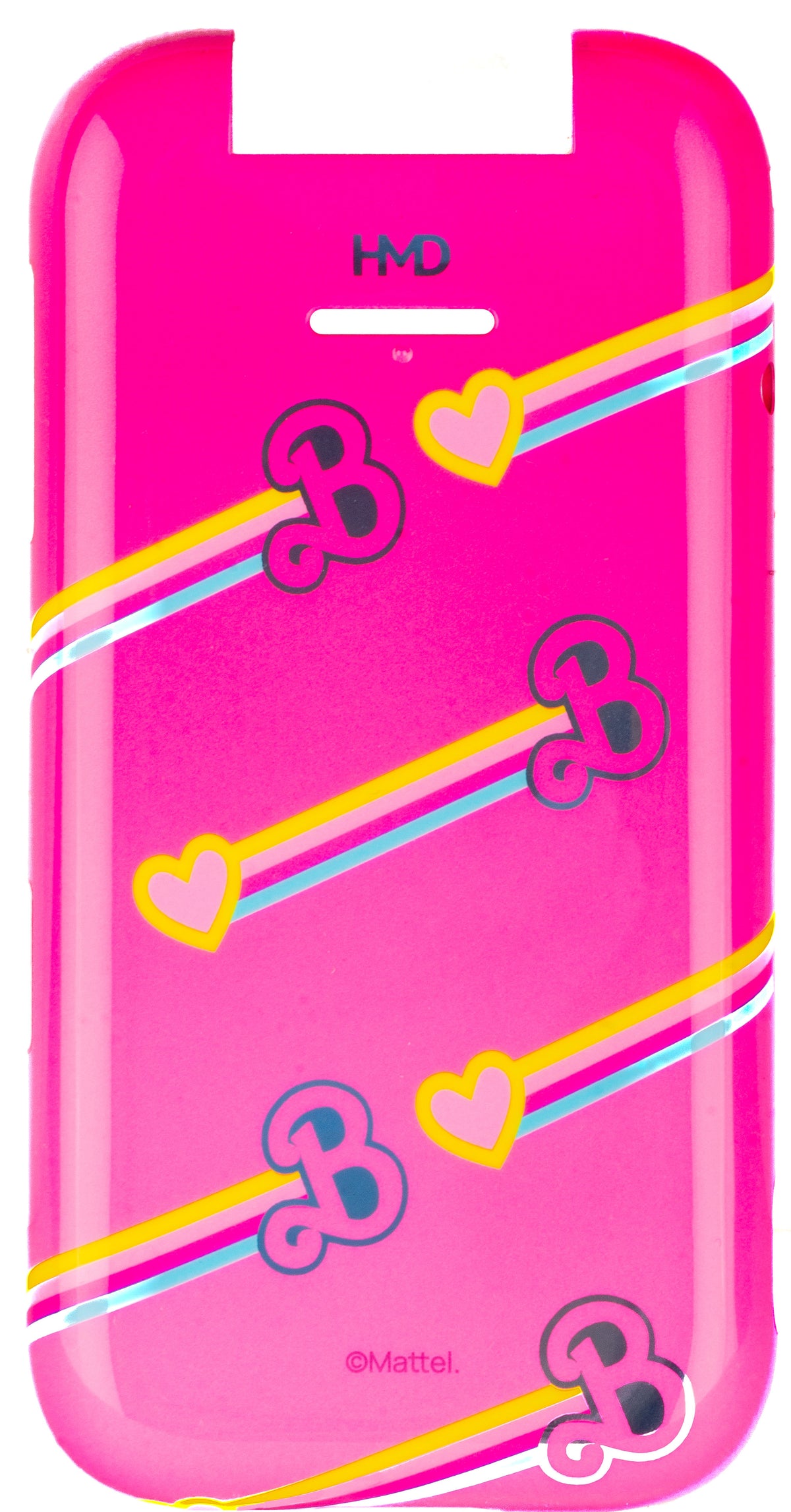 Capac Baterie HMD Barbie, Model Rainbow, Roz, Service Pack 5003000742SH2