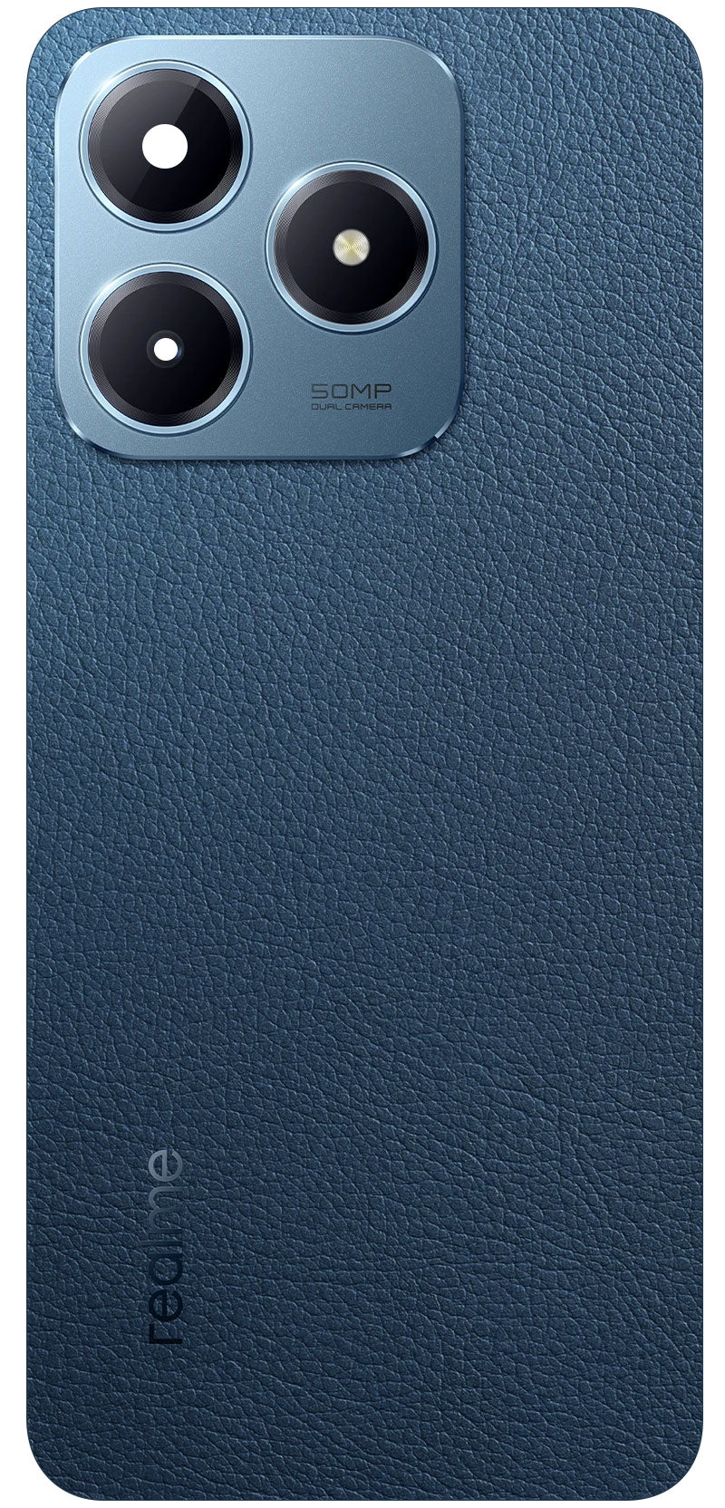 Capac Baterie Realme C63, Albastru (Leather Blue), Service Pack 621033000270