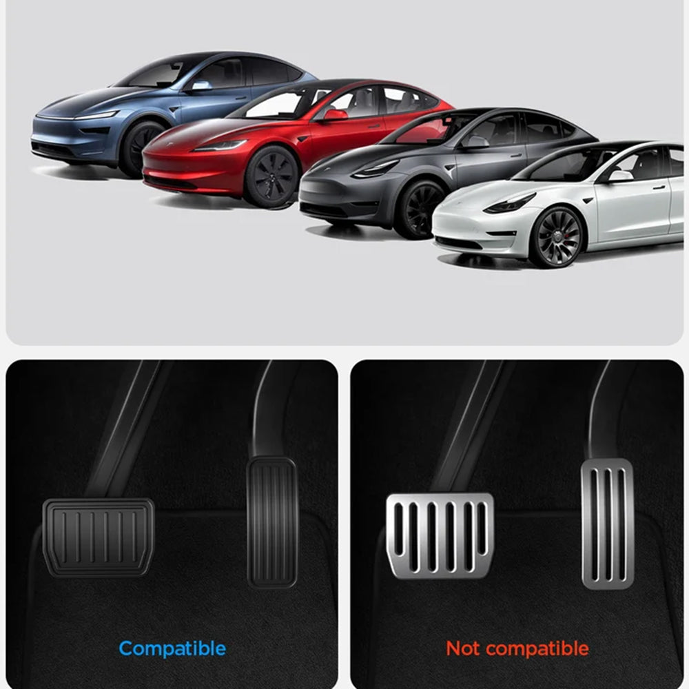 Capace Pedale Auto Spigen Line Design TO200P pentru Tesla Y / 3 ACP11627