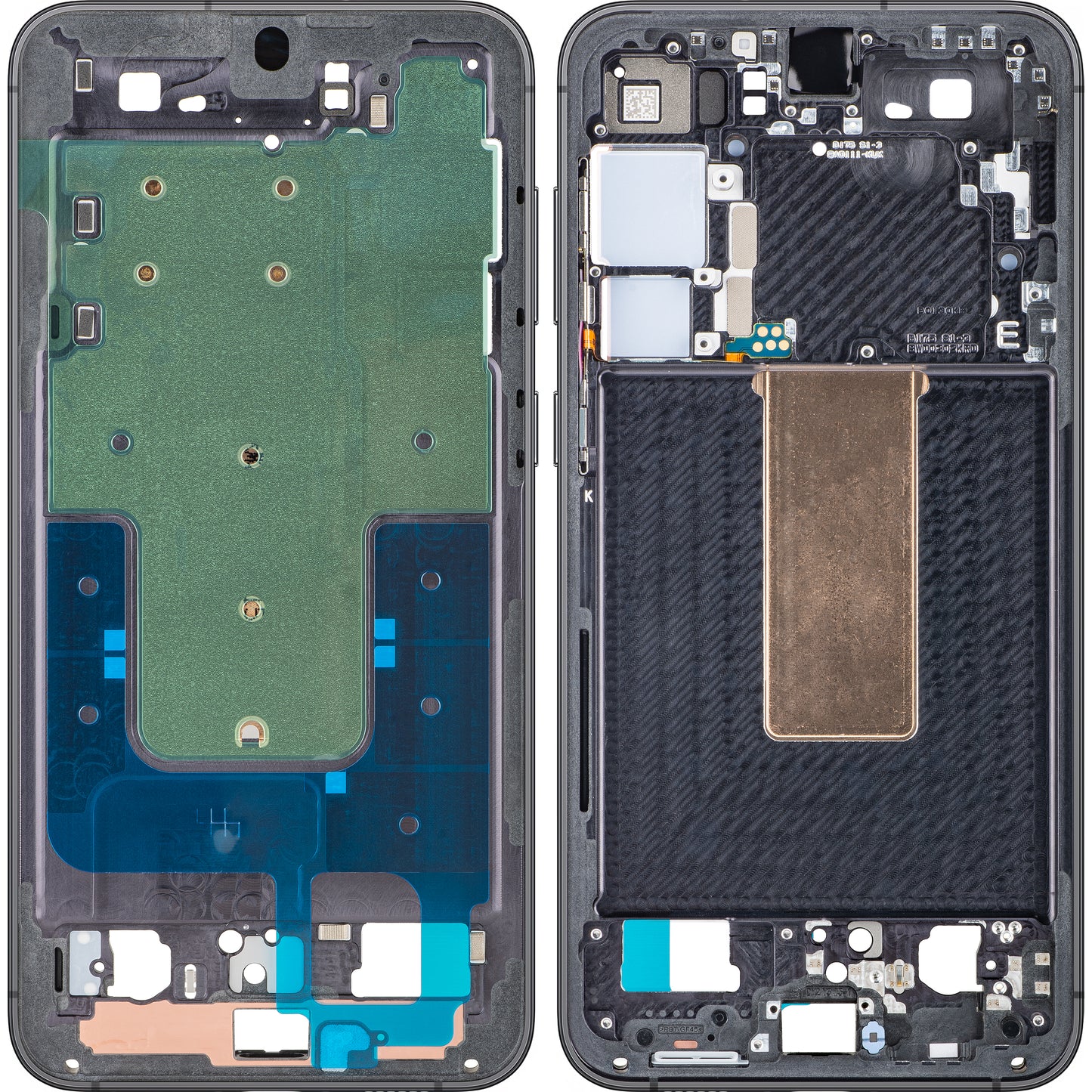 Carcasa Mijloc Samsung Galaxy S23+ S916, Neagra (Phantom Black), Service Pack GH96-15838A