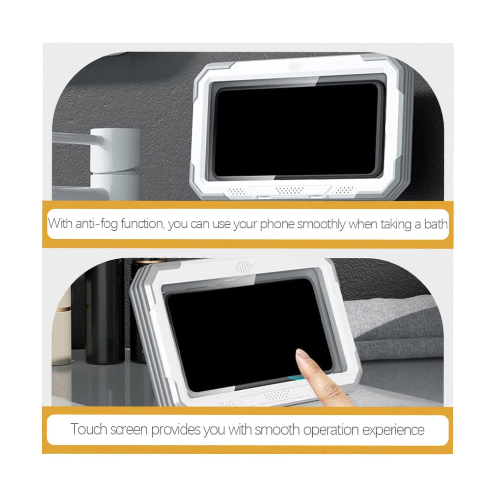 Carcasa Perete cu Membrana Tactila Techsuit LC-888 pentru Telefon, Waterproof, Gri