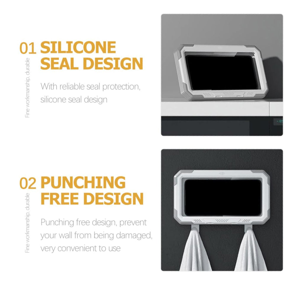 Carcasa Perete cu Membrana Tactila Techsuit LC-888 pentru Telefon, Waterproof, Gri