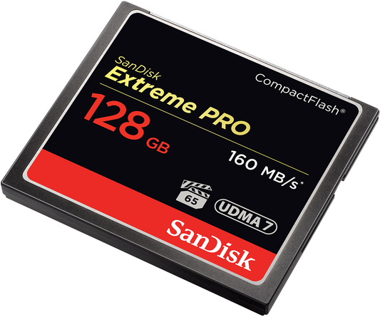 Card Memorie CompactFlash SanDisk Extreme Pro, 128Gb, UDMA 7 SDCFXPS-128G-X46
