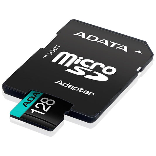 Card Memorie microSDXC Adata Premier Pro, 128GB, Clasa 10 / UHS-1 U3, Cu Adaptor AUSDX128GUI3V30SA2-RA1