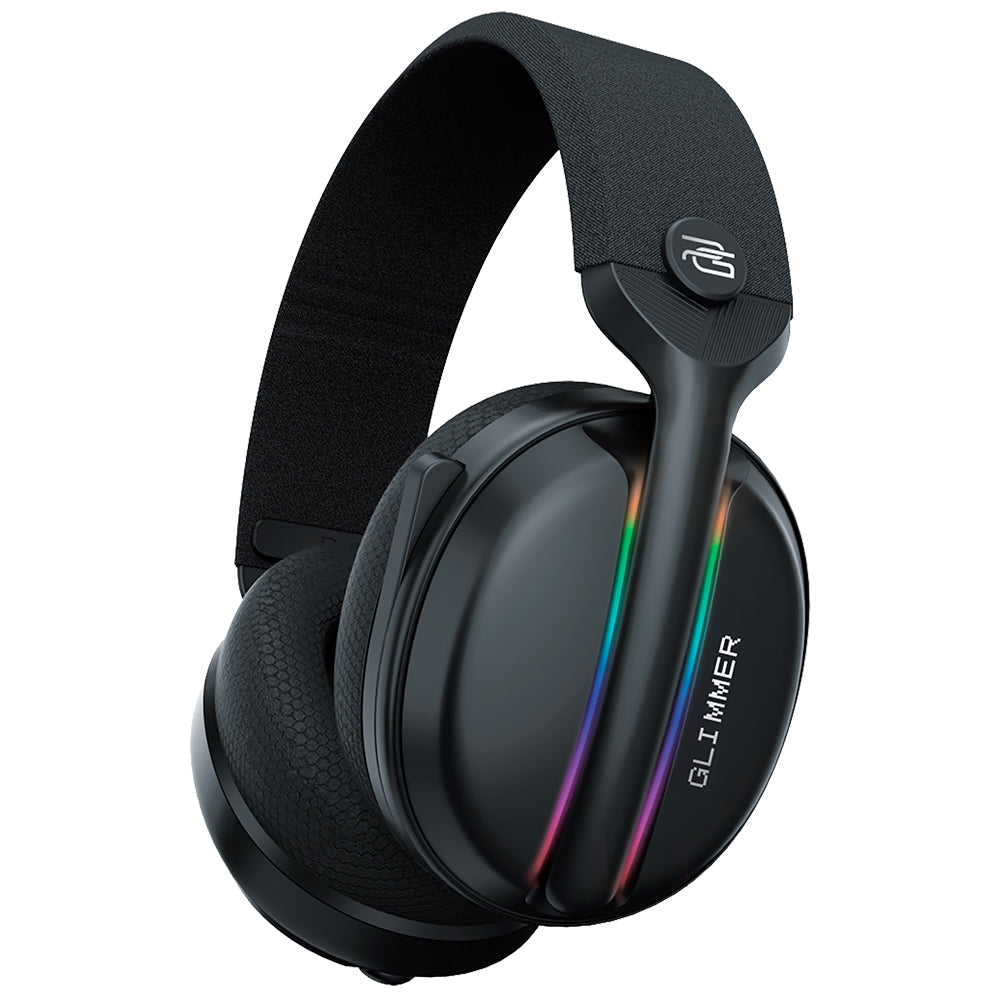 Casti Gaming Wireless Proove Glimmer, RGB, BT / Wi-Fi / Wired, Negre Mov WHGL00022016