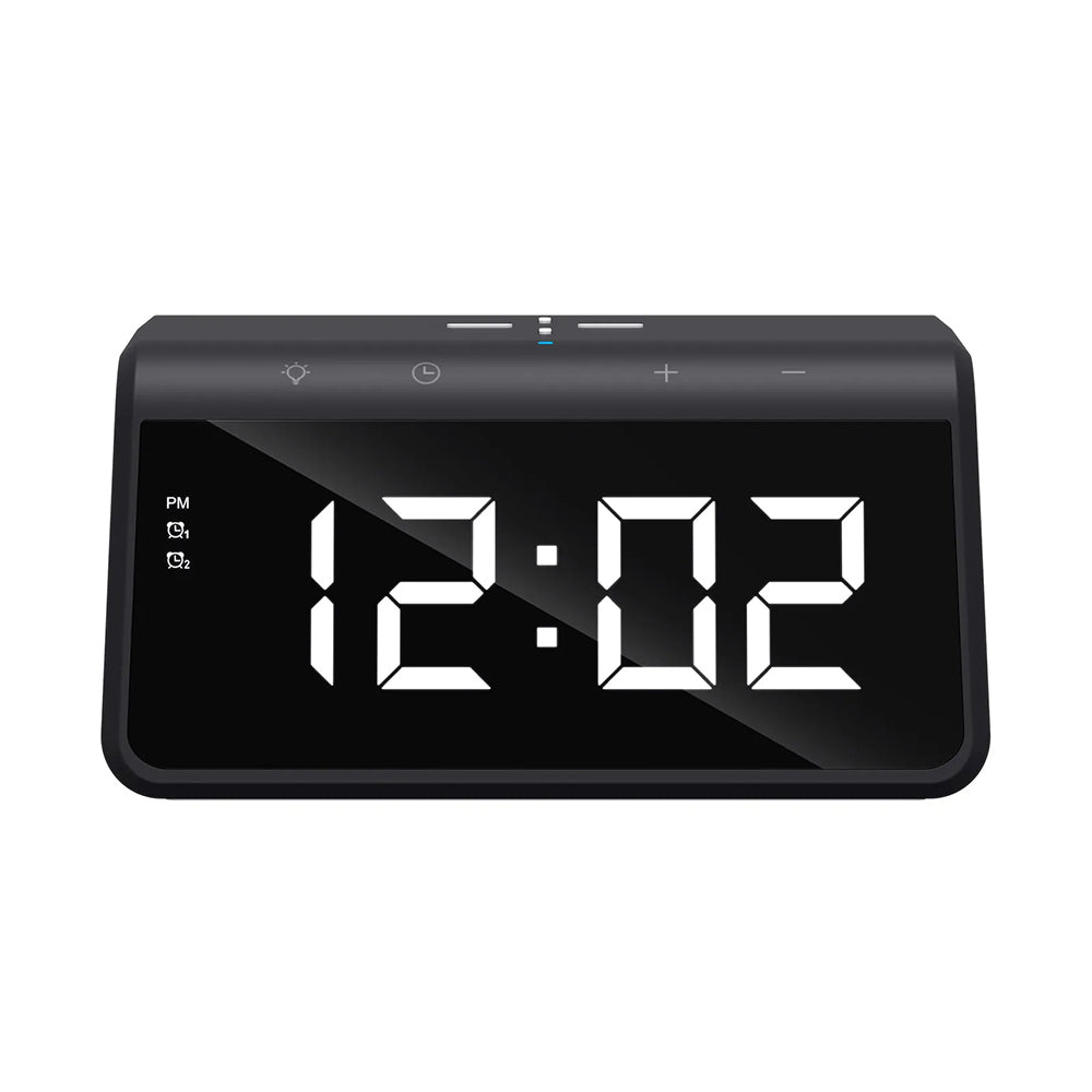 Ceas Digital HAVIT W320 cu Incarcare Wireless QI, Negru