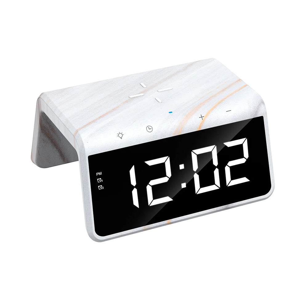 Ceas Digital HAVIT W320 cu Incarcare Wireless QI, Negru