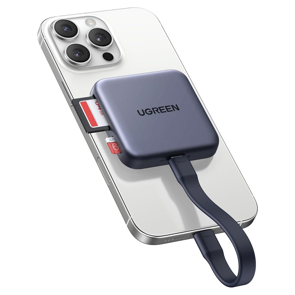 Cititor Card USB-C UGREEN CM898 (65095), SD - microSD, Gri