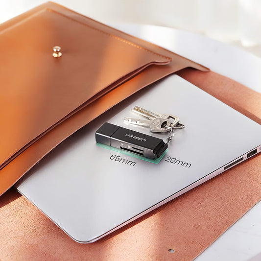 Cititor Card USB 3.0 UGREEN CM104, SD - microSD, Negru