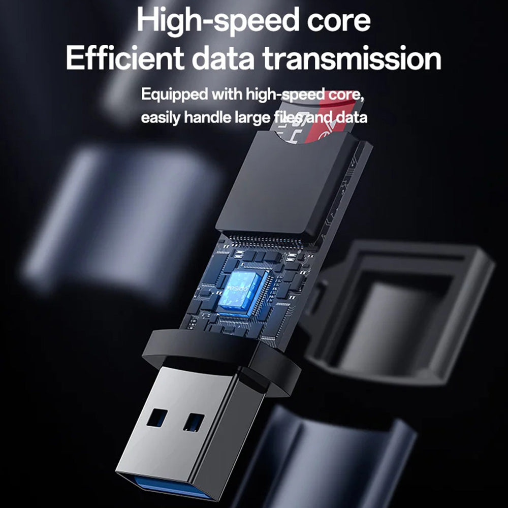 Cititor Card USB 3.0 Yesido GS36, microSD, Negru