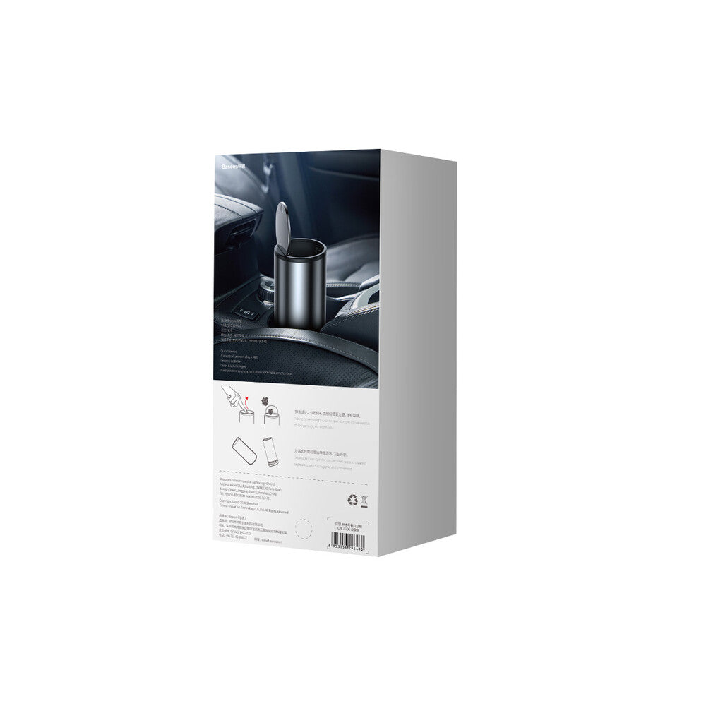 Cos Auto Baseus Gentleman Style cu 30 Saci Menajeri, Gri CRLJT-0G