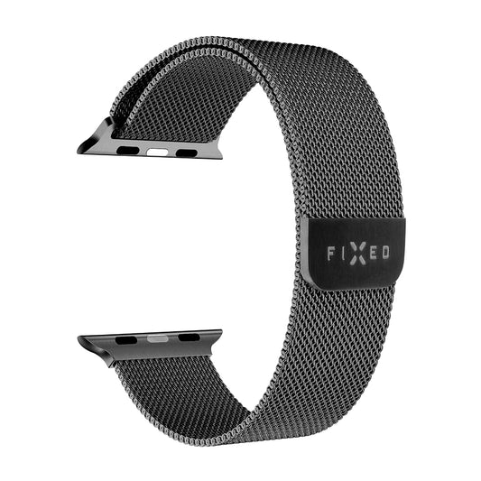 Curea Fixed Mesh pentru Apple Watch 42mm / 41mm / 40mm / 38mm Series, Neagra
