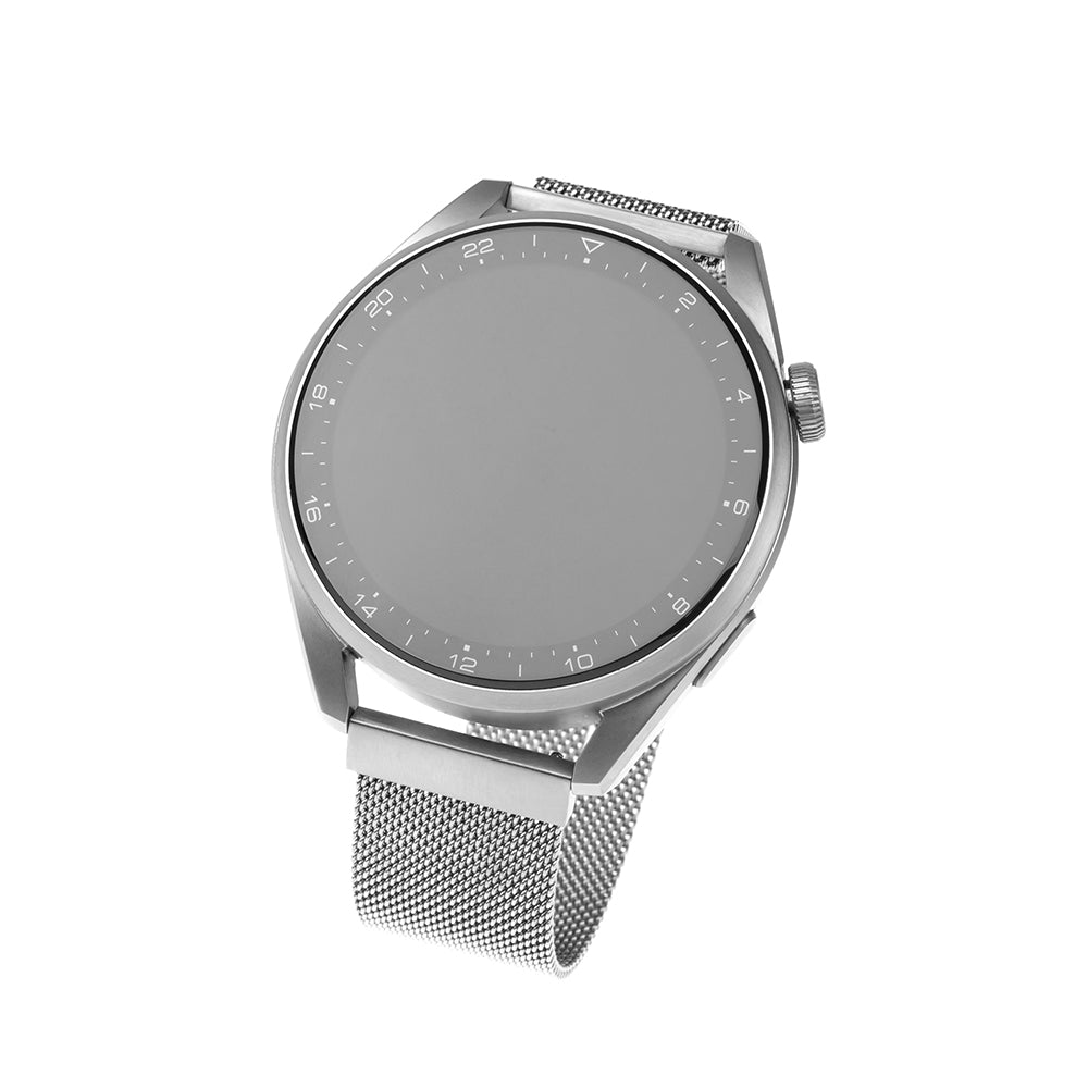 Curea Fixed Mesh pentru Huawei Watch / Xiaomi Watch Series, 22mm, Argintie