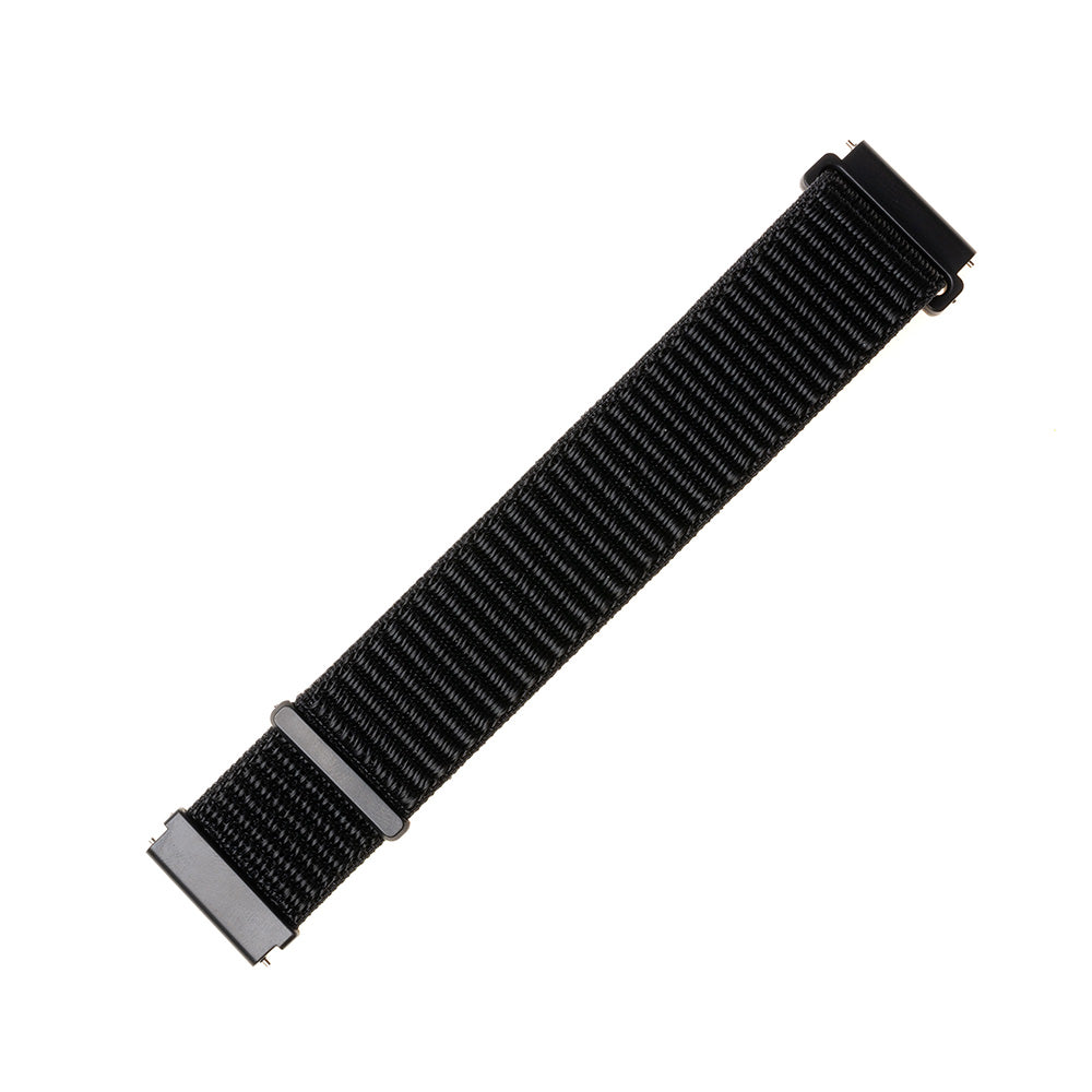Curea Fixed Nylon pentru Samsung Galaxy Watch / Huawei Watch Series, 20mm, Neagra