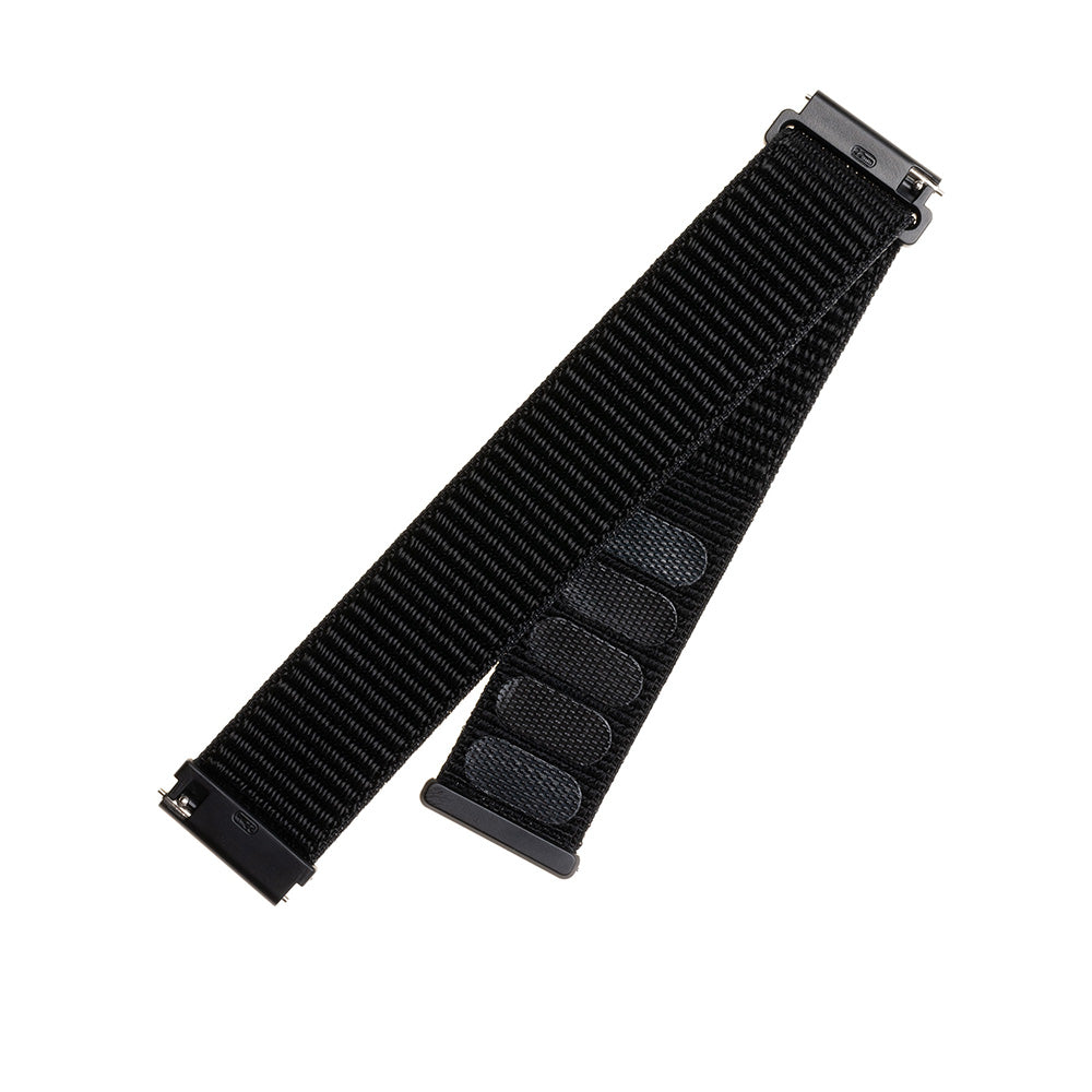 Curea Fixed Nylon pentru Samsung Galaxy Watch / Huawei Watch Series, 20mm, Neagra
