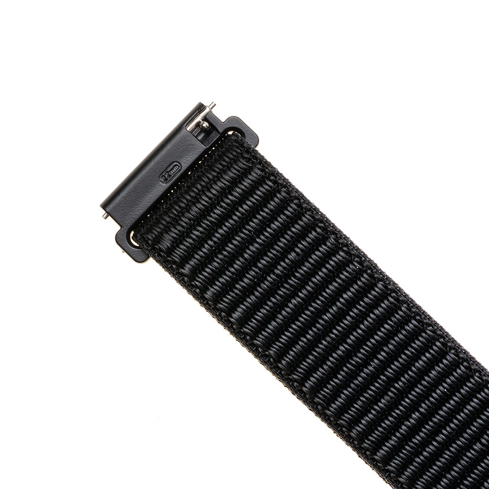 Curea Fixed Nylon pentru Samsung Galaxy Watch / Huawei Watch Series, 20mm, Neagra