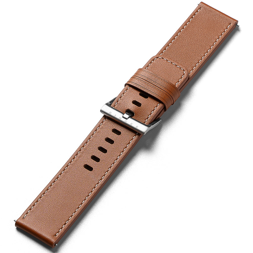 Curea Ringke One Basic Bold pentru Fossil Watch / Mobvoi Watch / Suunto Watch Series, 24mm, Maro