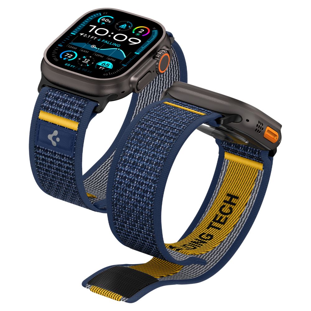 Curea Spigen Athlex Air pentru Apple Watch 49mm / 46mm / 45mm / 44mm Series, Bleumarin AMP09036