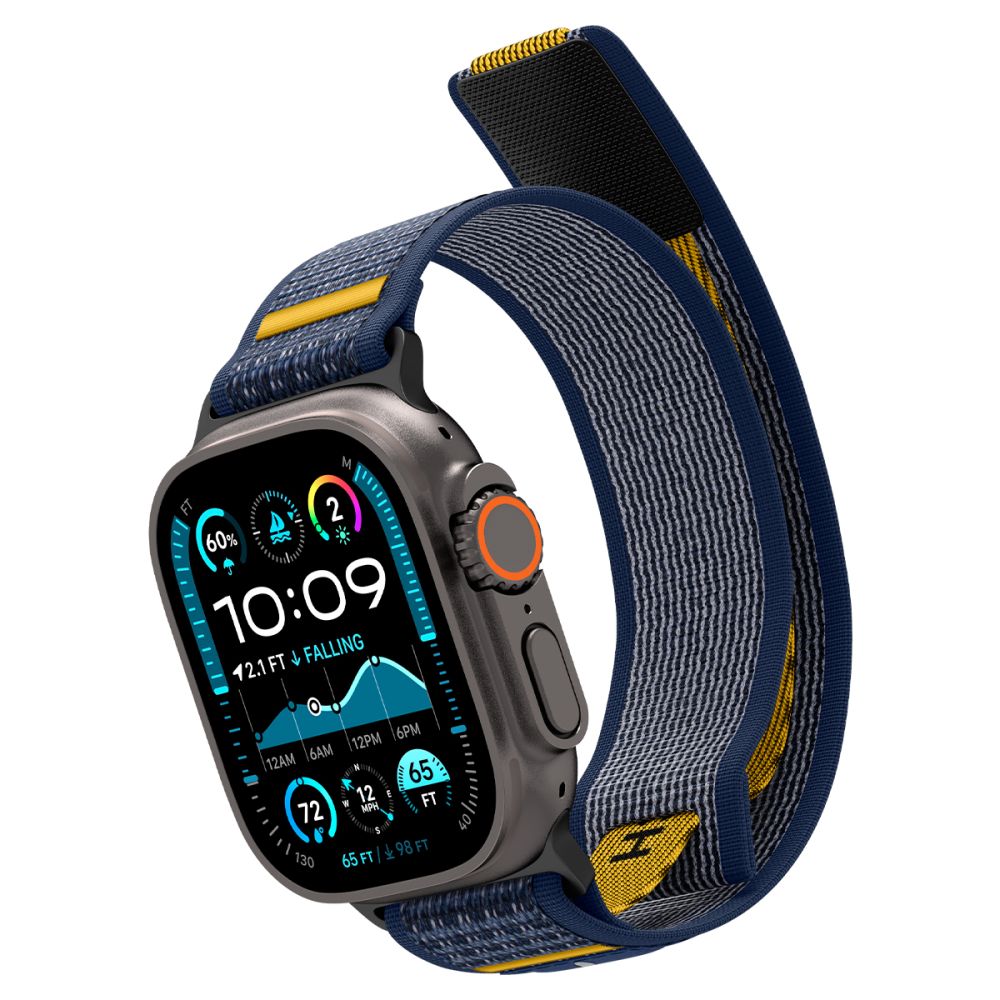 Curea Spigen Athlex Air pentru Apple Watch 49mm / 46mm / 45mm / 44mm Series, Bleumarin AMP09036