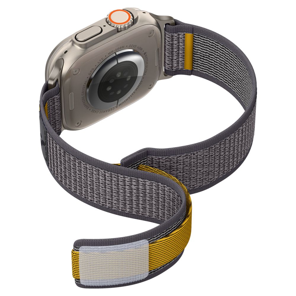 Curea Spigen Athlex Air pentru Apple Watch 49mm / 46mm / 45mm / 44mm Series, Gri AMP09034