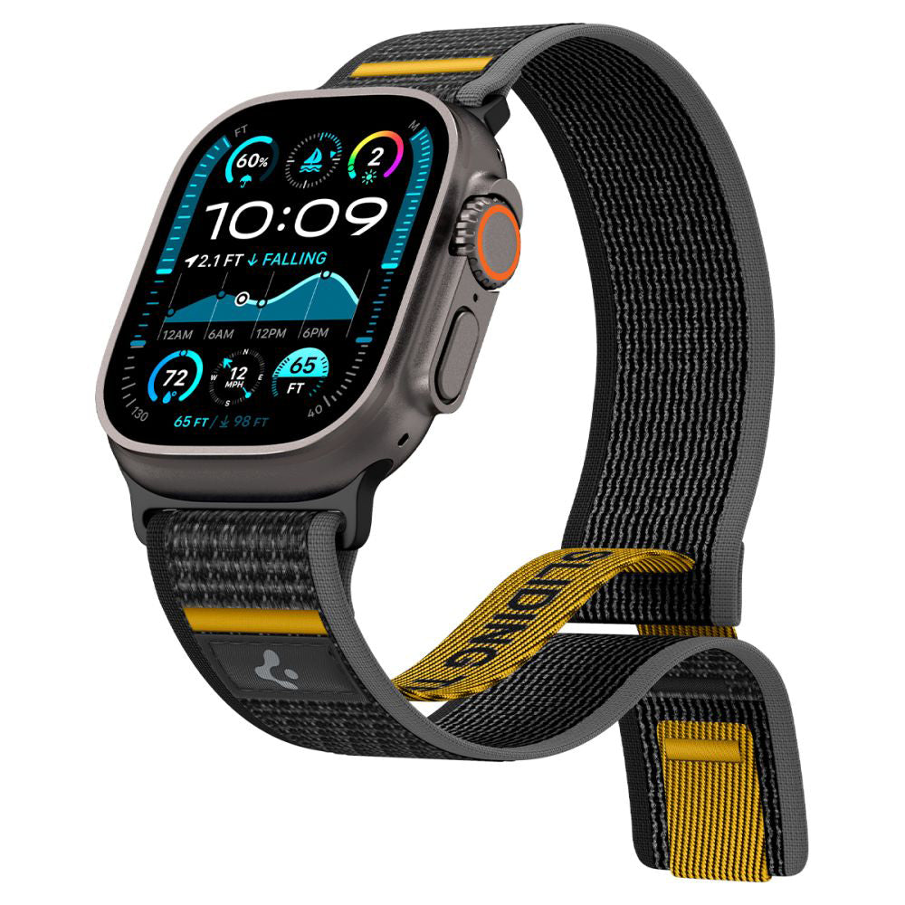 Curea Spigen Athlex Air pentru Apple Watch 49mm / 46mm / 45mm / 44mm Series, Neagra AMP09033