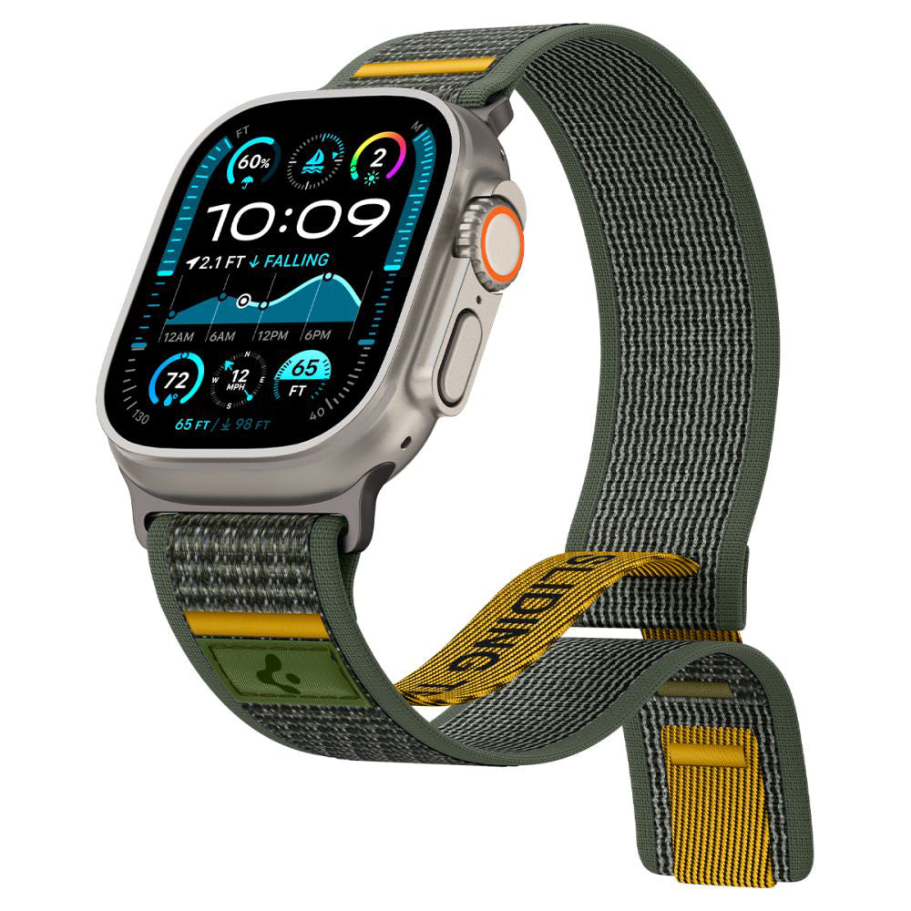 Curea Spigen Athlex Air pentru Apple Watch 49mm / 46mm / 45mm / 44mm Series, Verde AMP09035