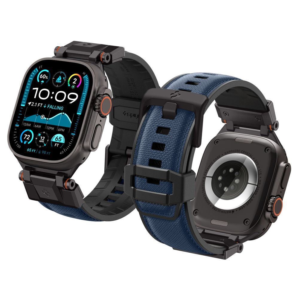 Curea Spigen DuraPro Armor pentru Apple Watch 49mm / 46mm / 45mm / 44mm / 42mm Series, Bleumarin AMP09103