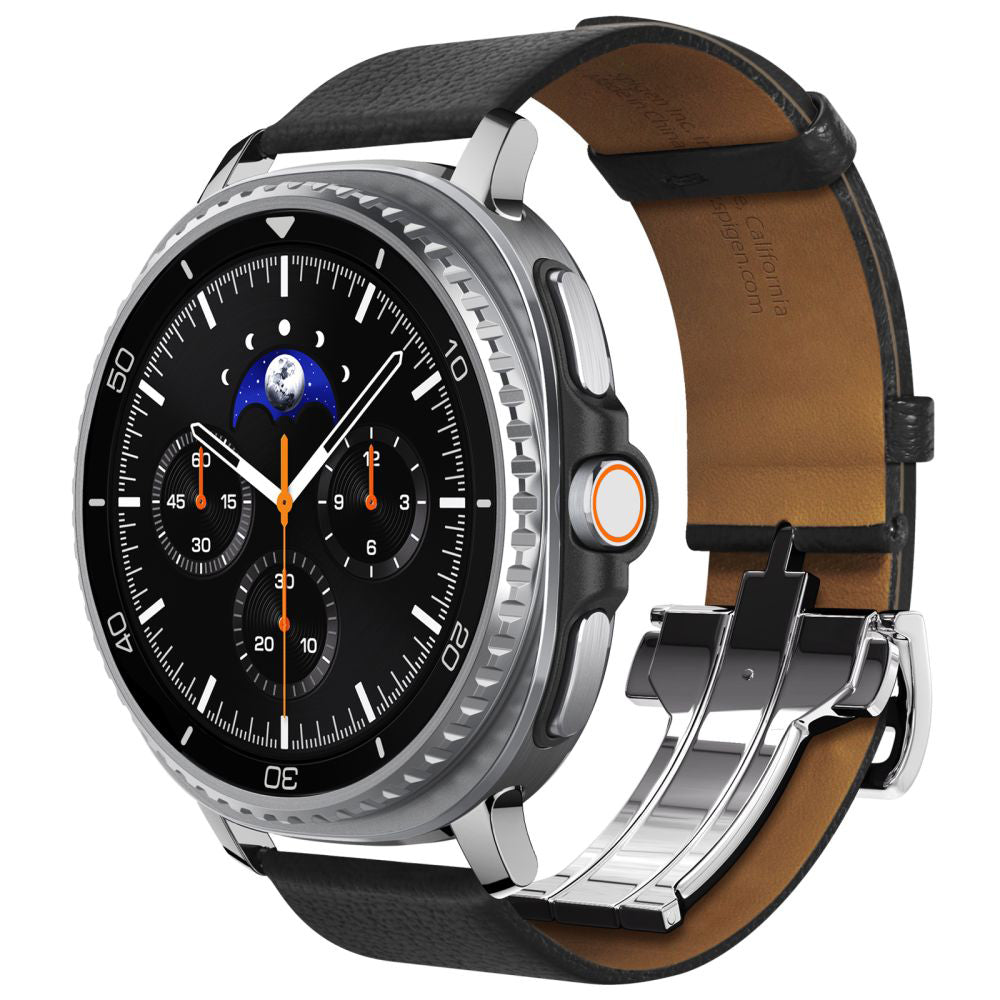 Curea Spigen Enzo pentru Samsung Galaxy Watch8 / Watch8 Classic Series, Neagra AMP10119