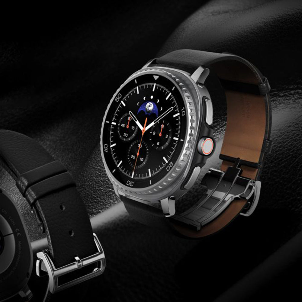 Curea Spigen Enzo pentru Samsung Galaxy Watch8 / Watch8 Classic Series, Neagra AMP10119