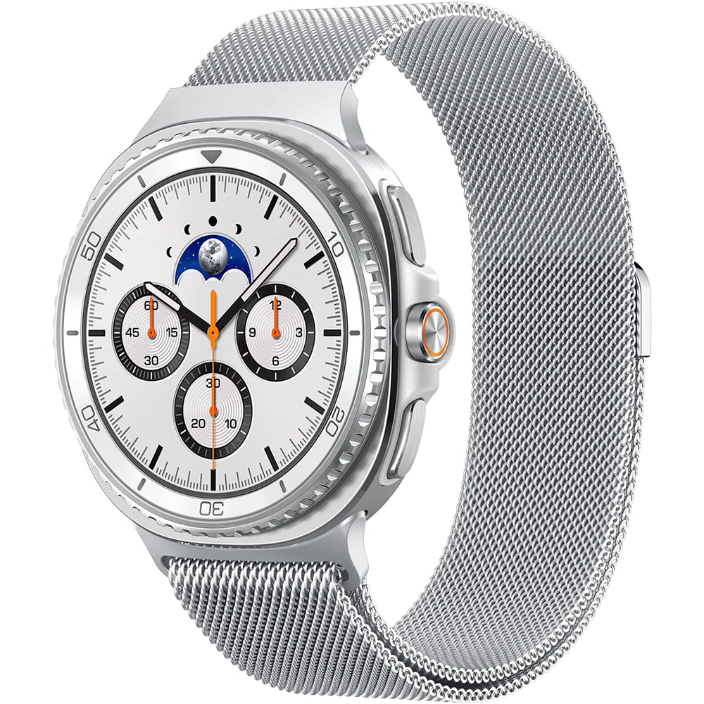 Curea Spigen Metal Fit pentru Samsung Galaxy Watch9 / Watch8 / Watch8 Classic Series, Argintie AMP10121