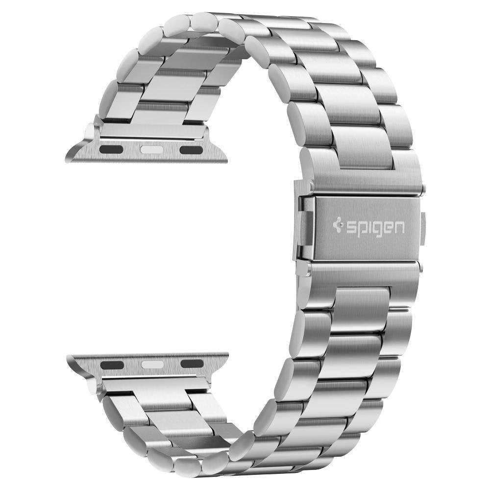 Curea Spigen Modern Fit pentru Apple Watch 49mm / 46mm / 45mm / 44mm / 42mm Series, Argintie 062MP25404