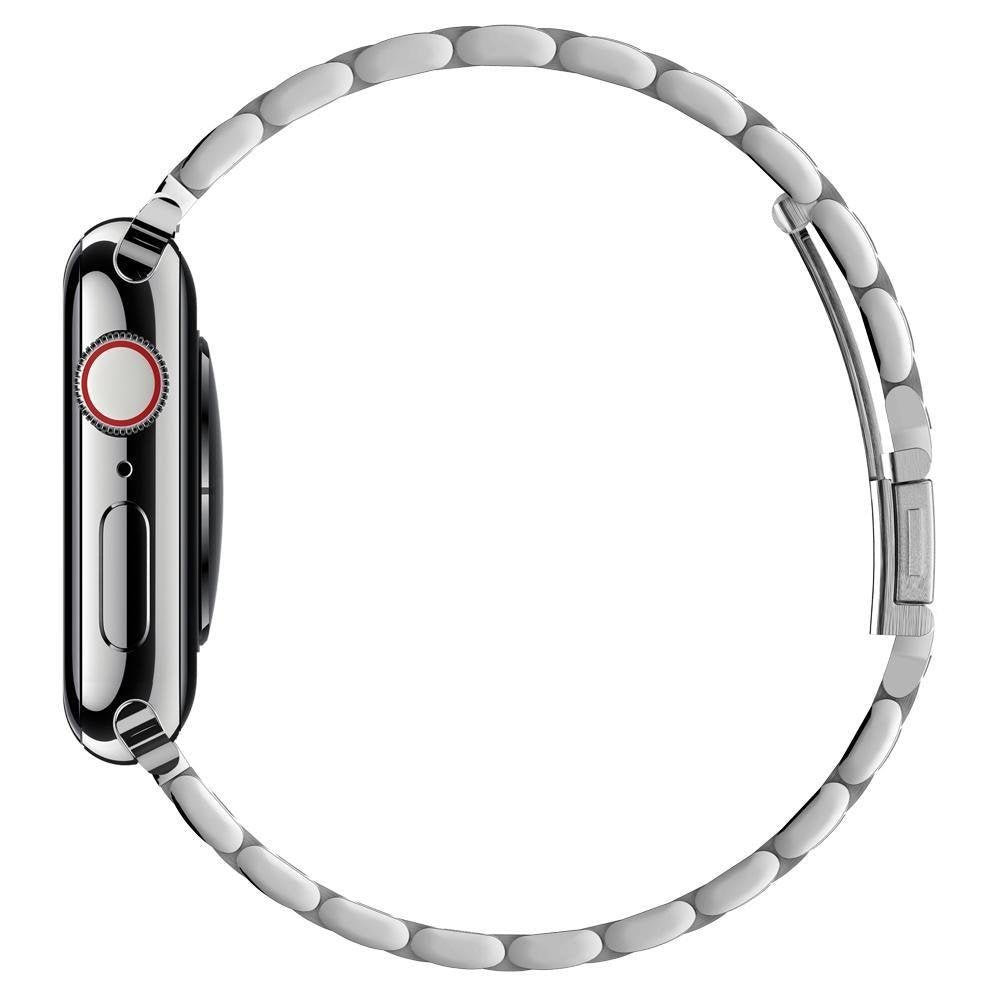 Curea Spigen Modern Fit pentru Apple Watch 49mm / 46mm / 45mm / 44mm / 42mm Series, Argintie 062MP25404