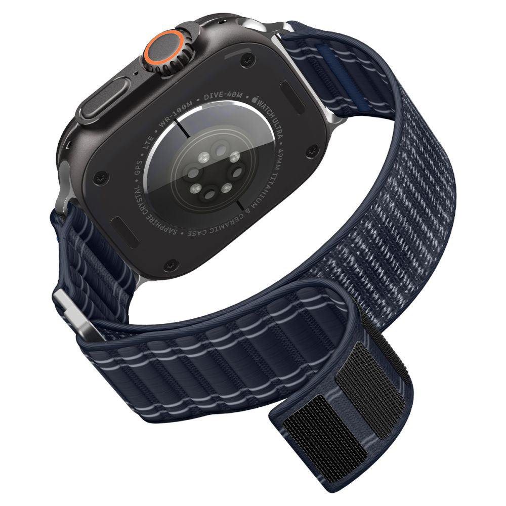Curea Spigen WBF0 pentru Apple Watch 49mm / 46mm / 45mm / 44mm Series, Bleumarin AMP10143
