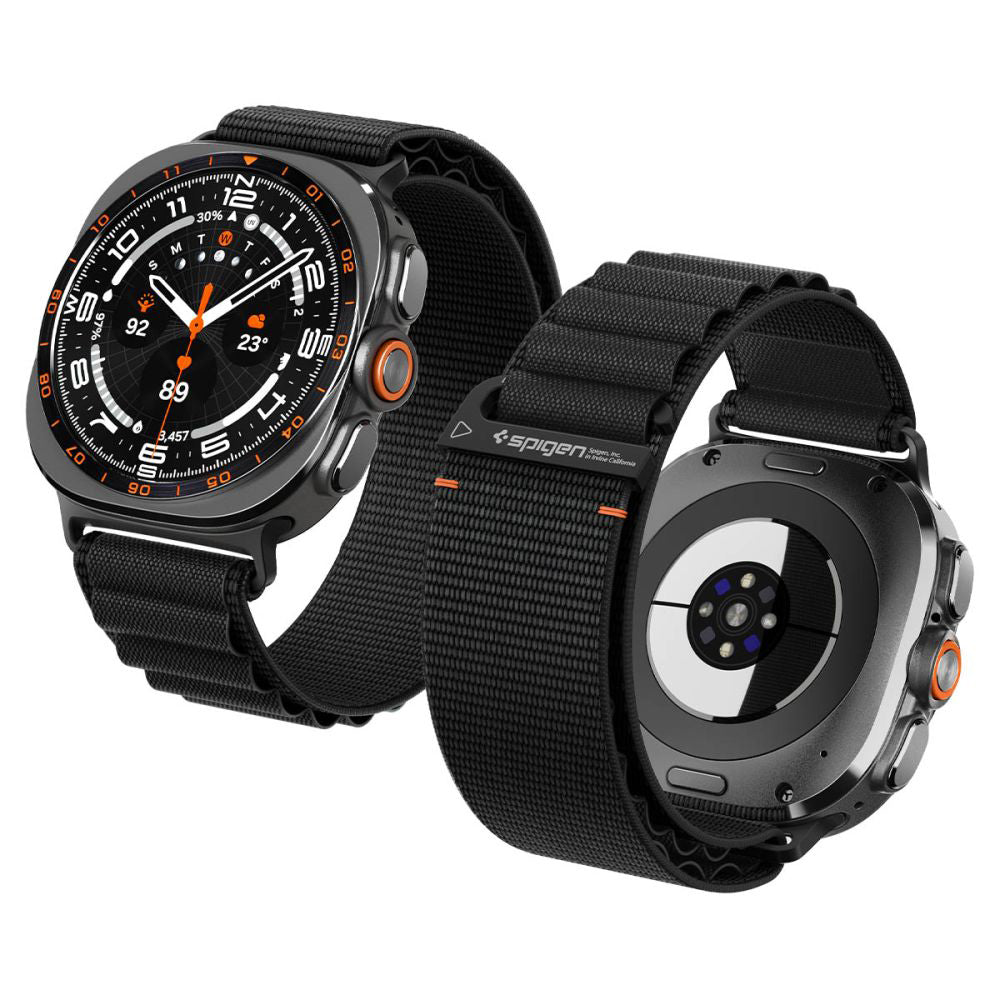 Curea Spigen WBF1 pentru Samsung Galaxy Watch Ultra Series, Neagra AMP11613