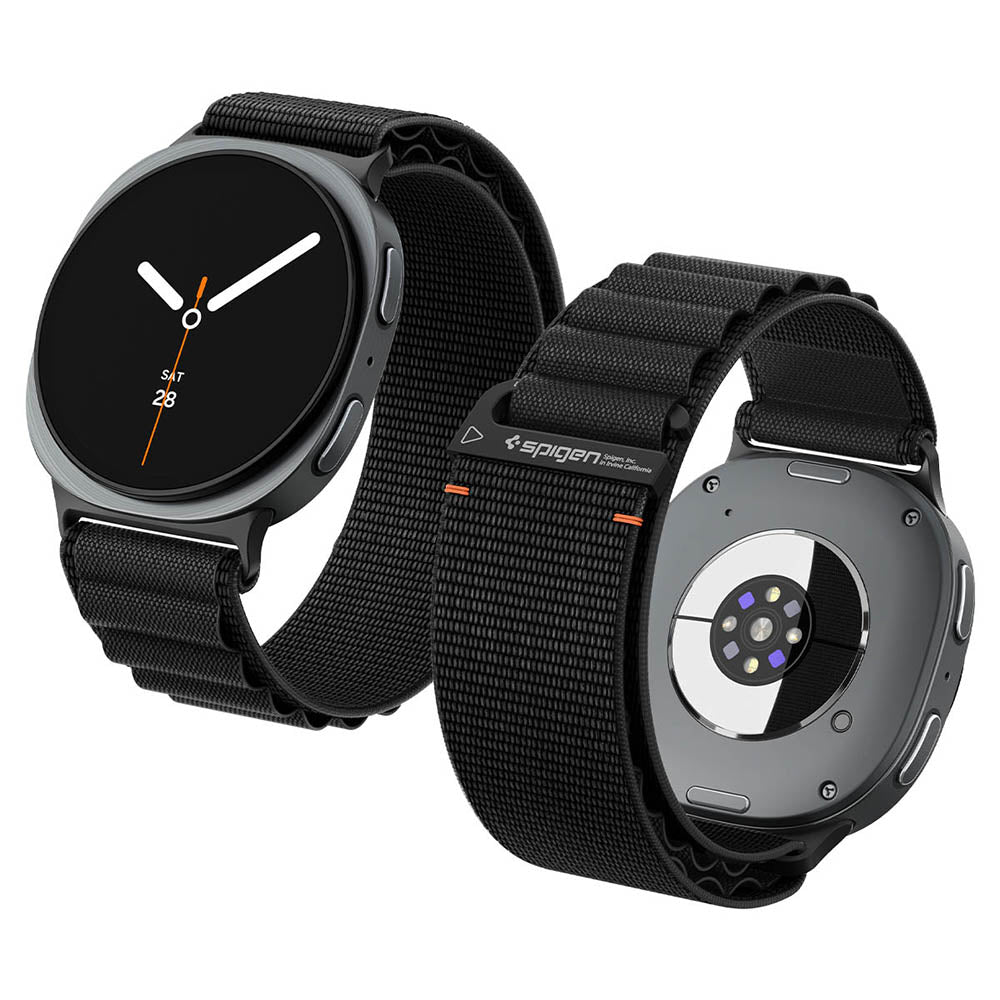 Curea Spigen WBF1 pentru Samsung Galaxy Watch9 / Watch8 / Watch8 Classic Series, Neagra AMP11607