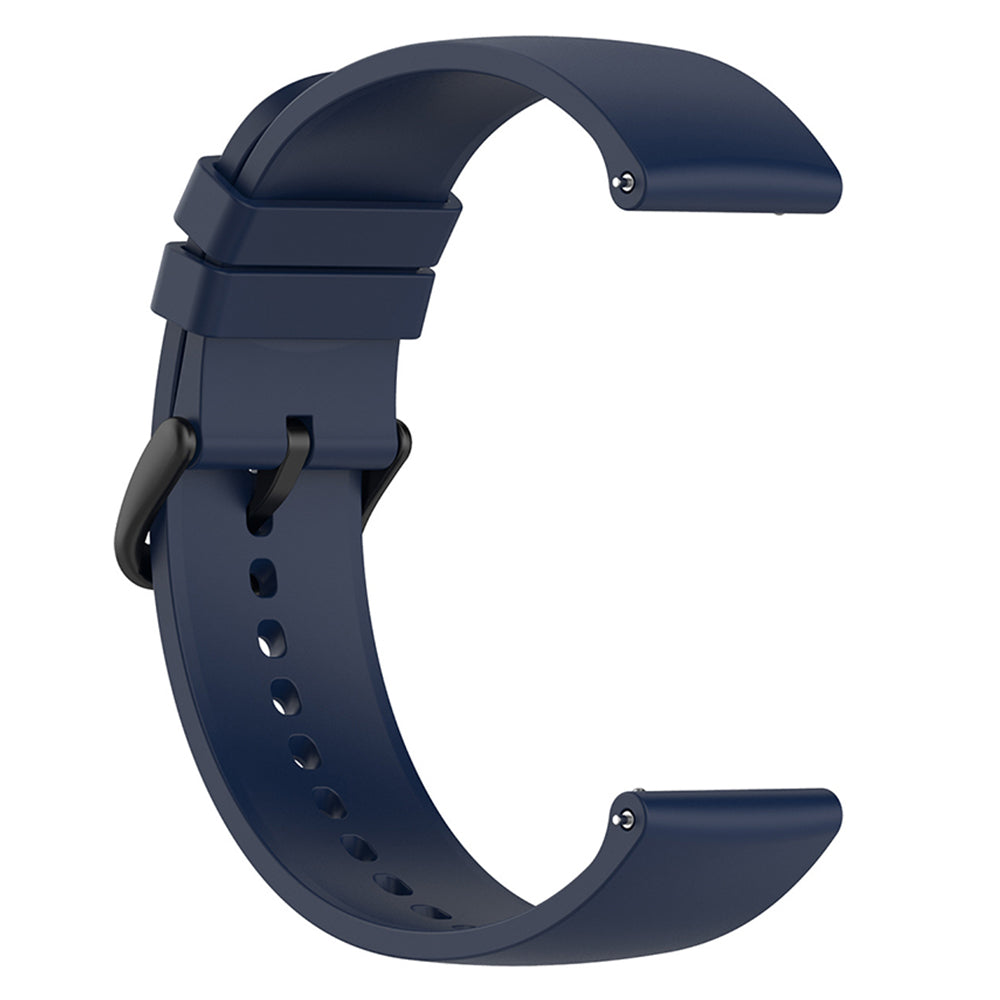 Curea Techsuit W001 pentru Samsung Galaxy Watch / Huawei Watch Series, 20mm, Albastra Inchis