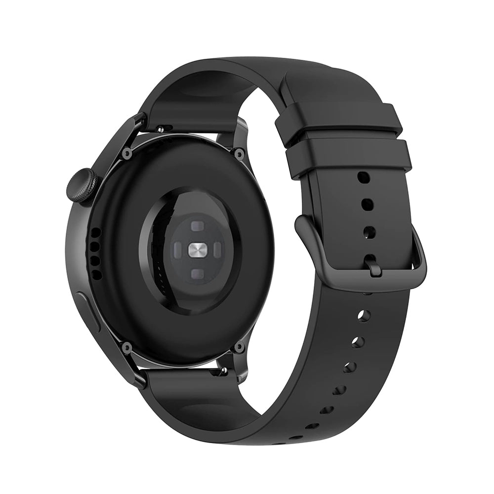 Curea Techsuit W001 pentru Samsung Galaxy Watch / Huawei Watch Series, Neagra