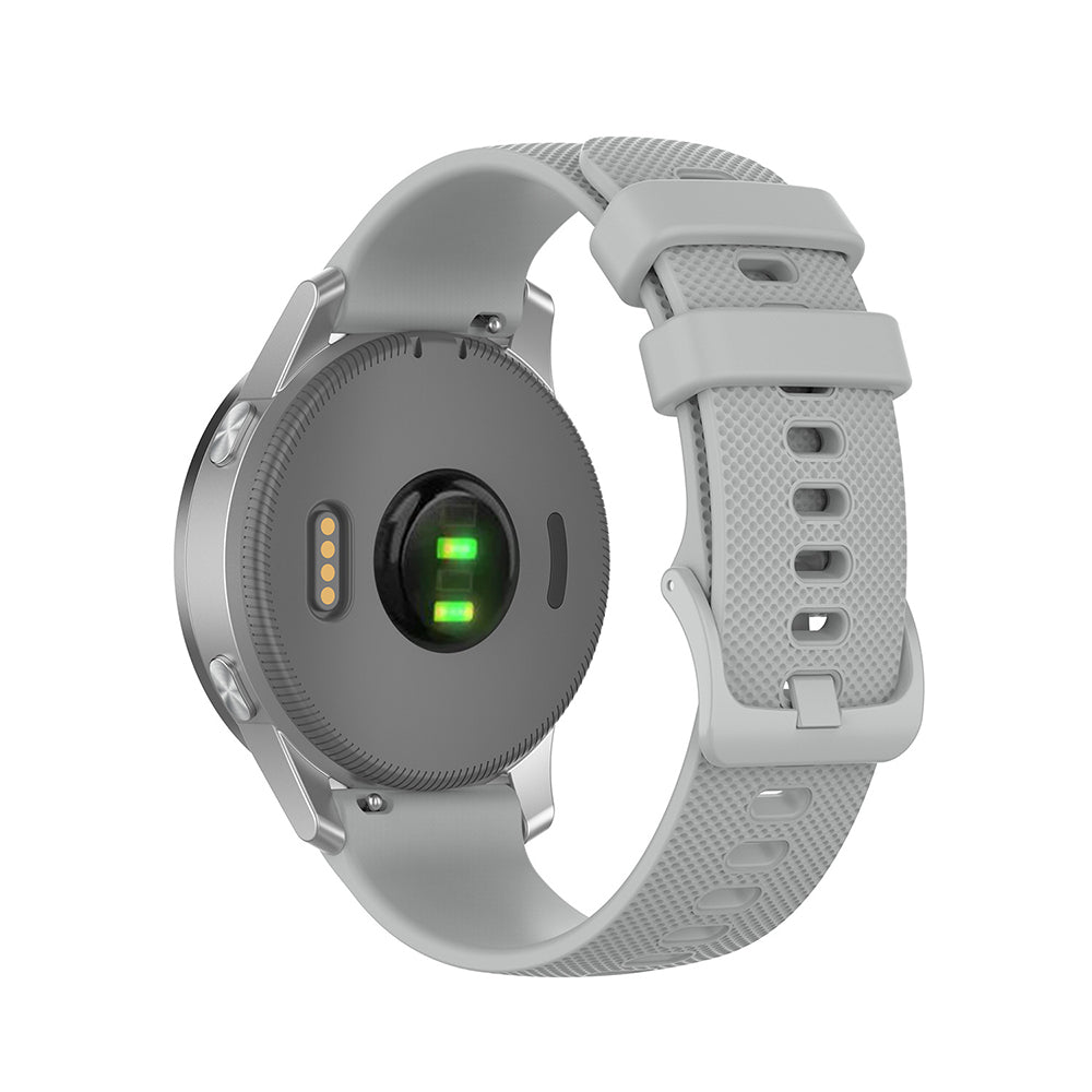 Curea Techsuit W006 pentru Huawei Watch / Garmin Watch Series, 18mm, Gri